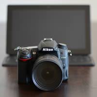 Tethering a DSLR Camera to a Microsoft Surface Pro Tablet With a USB Cable