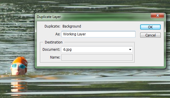 Name the duplicate layer